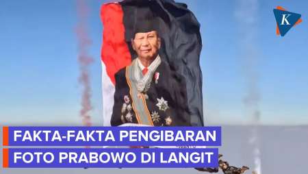 5 Fakta Pengibaran Foto Prabowo Di Langit Jakarta Saat HUT RI