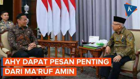 AHY Dapat Pesan Penting dari Wapres soal Permasalahan di Berbagai Daerah