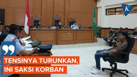 Oditur Militer Ditegur Hakim Saat Bertanya ke Korban Oknum Paspampres