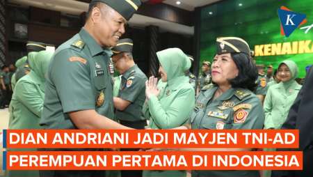Dian Andriani Ratna Dewi, Perempuan Pertama Berpangkat Mayjen di TNI AD