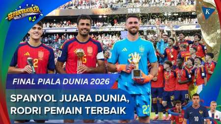 Penghargaan Piala Dunia 2026, Dominasi Spanyol, Rodri Pemain Terbaik
