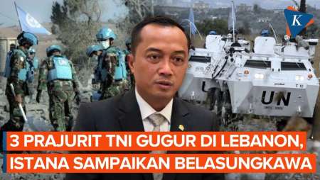 Istana Ucapkan Belasungkawa Atas Gugurnya 3 Prajurit TNI Di Lebanon