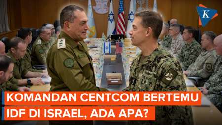 Komandan Komando Pusat AS Bertemu Bos IDF Di Israel, Bahas Apa?