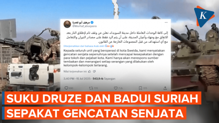 Perang Suku Druze dengan Badui di Suriah Berakhir Gencatan Senjata
