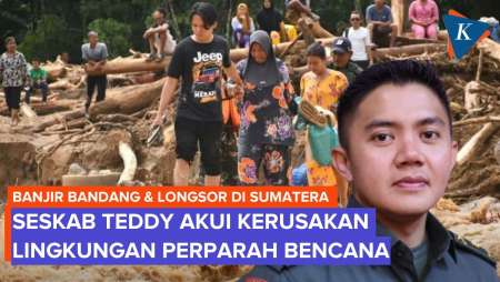 Seskab Teddy Akui Kerusakan Lingkungan Perparah Banjir Sumatera