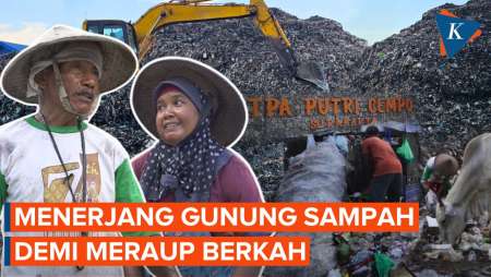 Potret Kehidupan TPA Putri Cempo, Gunung Sampah yang Jadi Sumber Berkah