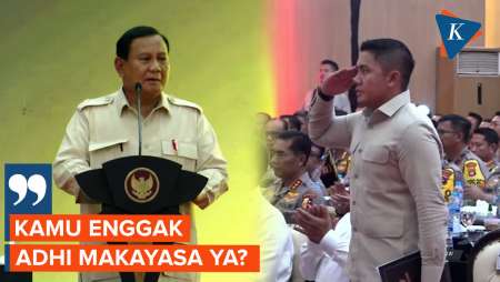 Usai Prabowo Sapa Seskab Teddy: Kamu Enggak Adhi Makayasa?