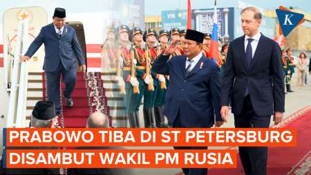 [FULL] Prabowo Mendarat di Rusia untuk Bertemu Putin, Disambut Wakil PM Denis Manturov