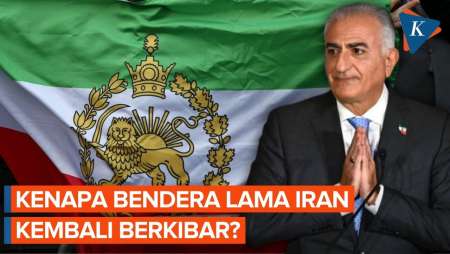 Mengapa Demonstran Kibarkan Bendera Lama Iran Dengan Simbol Singa Dan Matahari?