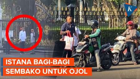 Istana Bagi-bagi Sembako, Jokowi Hanya Pantau dari Jauh