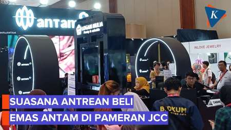 Pembeli Emas Antam Harus War Online, Antrean Di Booth JCC Tak Lagi Membeludak