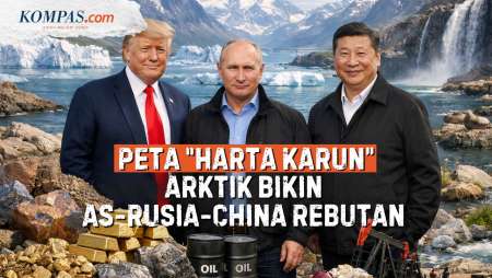 Peta "Harta Karun" Yang Bikin AS, China, Rusia Begitu Sengit Incar Arktik