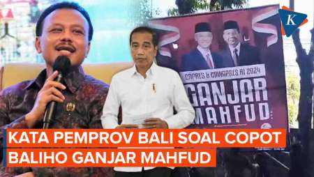 Penjelasan Pemprov Bali soal Pencopotan Baliho Ganjar-Mahfud Saat Kunker Jokowi