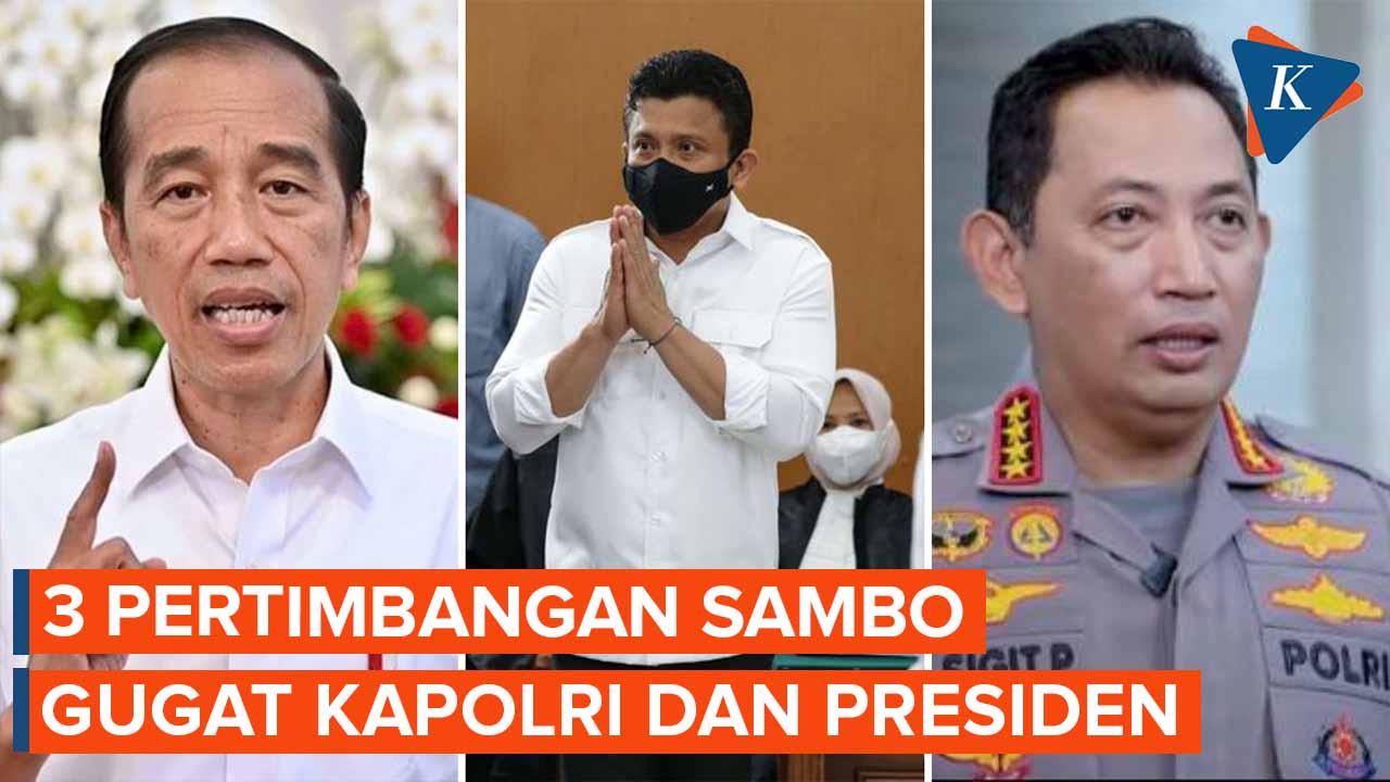 Tiga Pertimbangan Sambo Gugat Presiden dan Kapolri ke PTUN