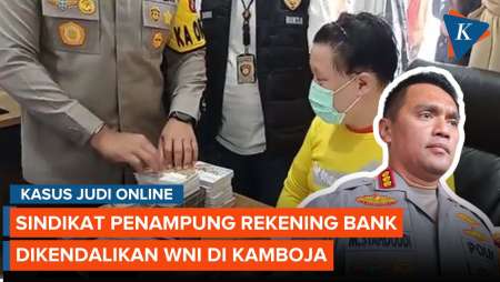 Sindikat Penampung Rekening Bank untuk Judi Online Dikendalikan WNI di Kamboja