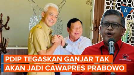 Ganjar Jadi Cawapres Prabowo? PDI-P Pilih Konsisten