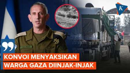 Militer Israel Membela Diri, Bantah Serang Warga yang Hampiri Konvoi Bantuan