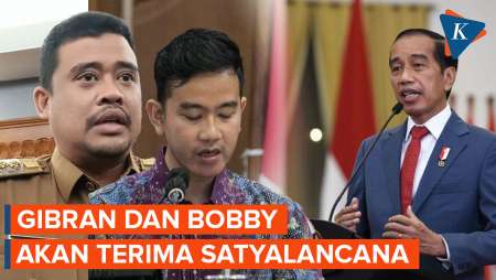 Gibran dan Bobby Disebut Bakal Menerima Satyalancana dari Presiden Jokowi di Surabaya