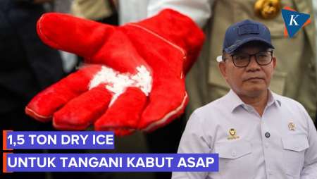 Dudung Cek Dry Ice Untuk Atasi Asap Karhutla, Bagaimana Cara Kerjanya?