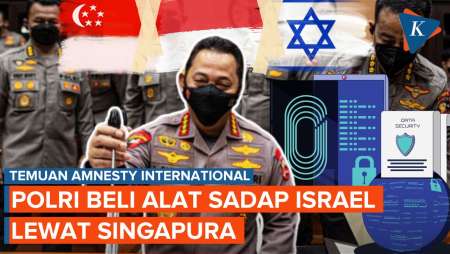 Temuan Amnesty International: Polri Beli Alat Sadap Israel Lewat Singapura