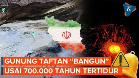 Bangun Setelah 700.000 Tahun Tidur! Gunung Taftan Di Iran Kembali Bergejolak