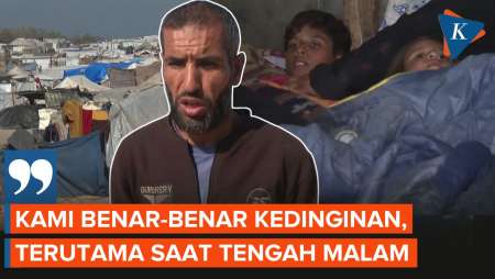 Kondisi Musim Dingin di Gaza, Pengungsi Menderita