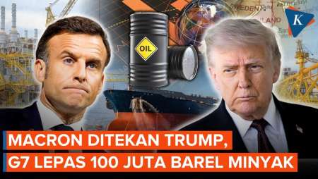 Trump Telepon Macron, 100 Juta Barel Cadangan Minyak Eropa Dilepas G7