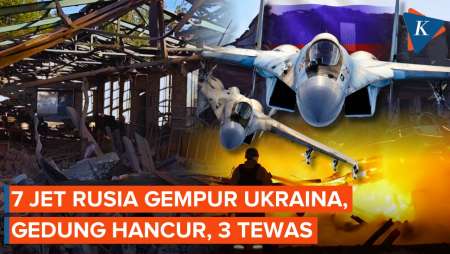 Tujuh Jet Tempur Rusia Bombardir Zaporizhzhia Ukraina, Gedung-gedung Hancur