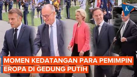 Para Pemimpin Eropa Bertemu Trump dan Zelensky di Gedung Putih, Tekanan untuk Akhiri Perang Ukraina