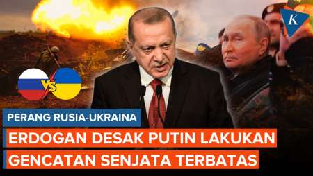Menghadap Putin, Erdogan Desak Rusia Lakukan Gencatan Senjata dengan Ukraina