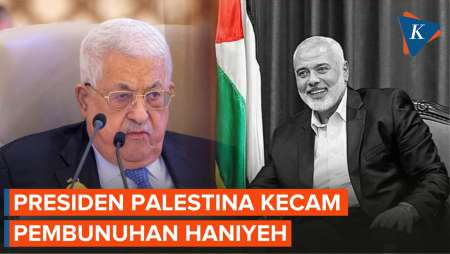 Presiden Palestina Kecam Pembunuhan Pimpinan Hamas Haniyeh