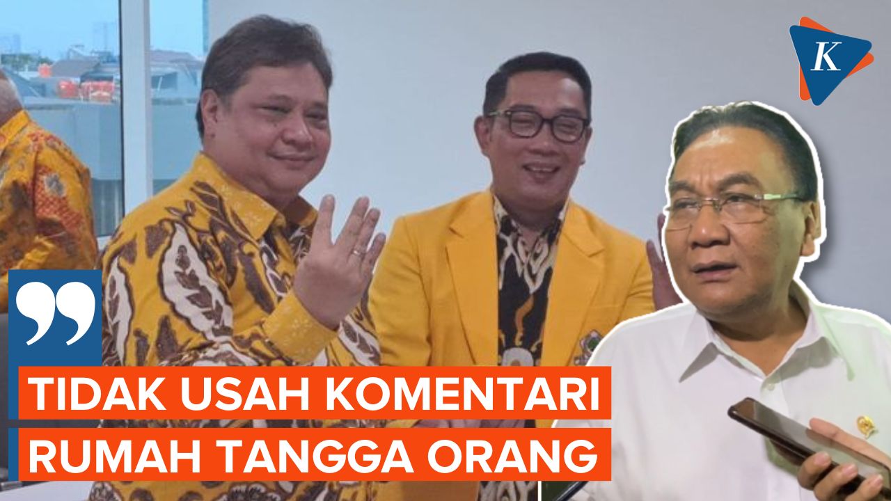 Ridwan Kamil Masuk Golkar, PDI-P Tak Akan Ganggu Rumah Tangga Partai Lain
