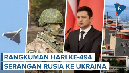 Serangan Drone Rusia ke Kyiv Setelah 12 Hari dan Peringatan soal PLTN Zaporizhzhia