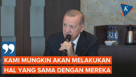 Erdogan Ancam Serang Israel atas Situasi di Gaza