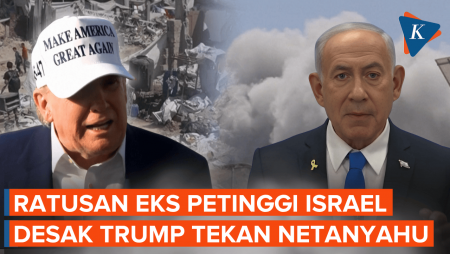 550 Eks Pejabat Militer Israel Minta Trump Tekan Netanyahu agar Akhiri Perang