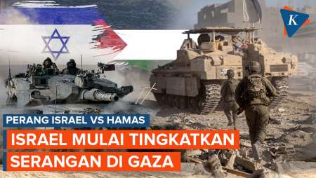 Penampakan Tank-tank Israel Satu Per Satu Masuki Gaza, Warga Palestina Terus Dipaksa Mengungsi