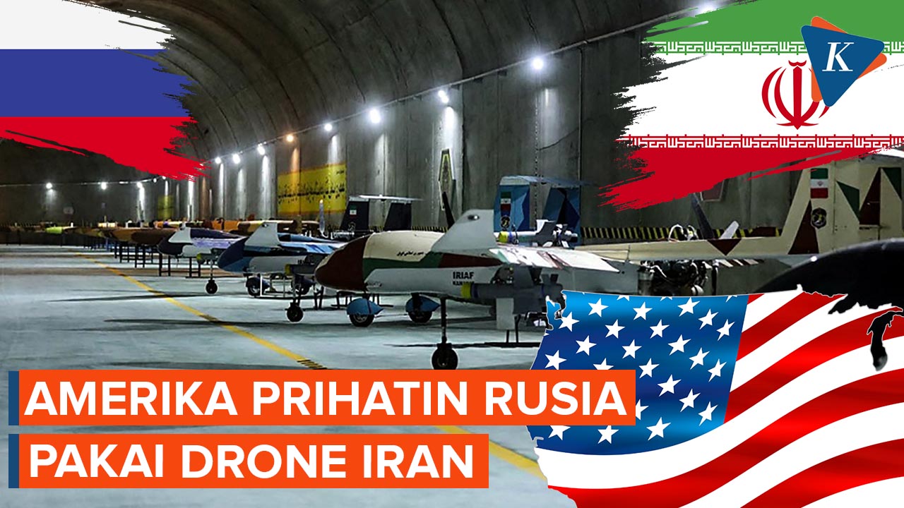 Amerika Prihatin Rusia Pakai Drone Iran