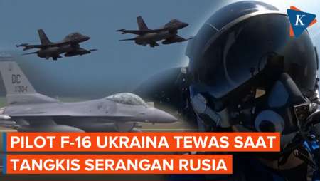 Pilot F-16 Ukraina Tewas Usai Tembak Jatuh Drone dan Rudal Rusia