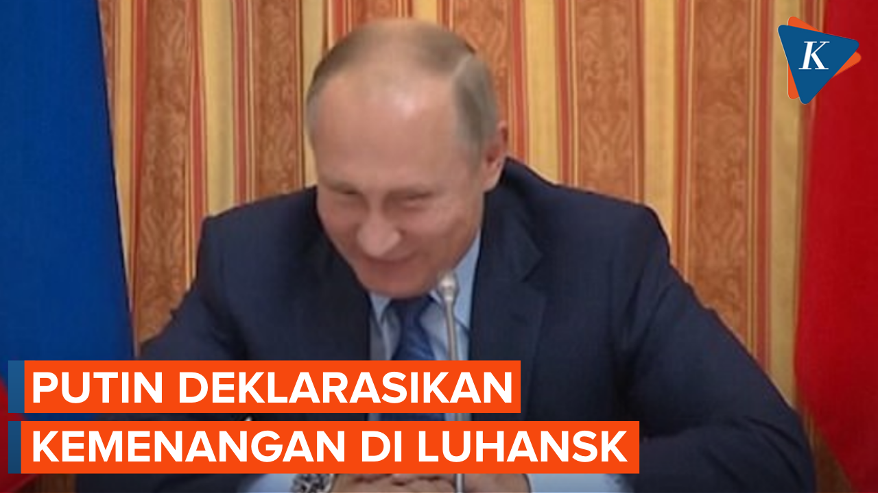 Putin Deklarasikan Kemenangan Moskwa di Luhansk