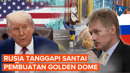 Trump Buat Sistem Pertahanan Canggih Golden Dome, Begini Reaksi Rusia