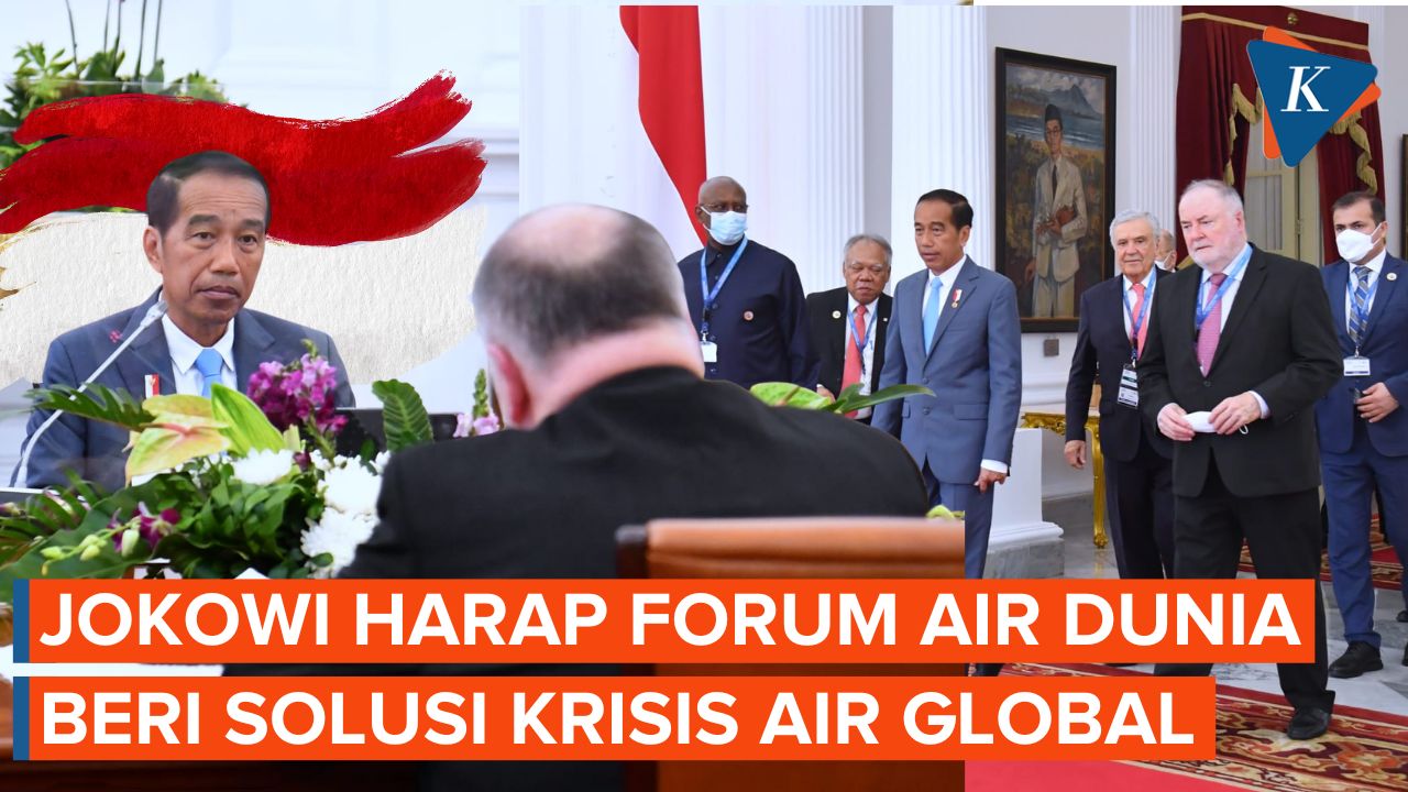 Terima Delegasi Forum Air Dunia, Jokowi Soroti Krisis Air Global
