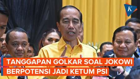 Jokowi Masuk Bursa Calon Ketum PSI, Golkar: Keputusan Beliau Mau Berlabuh ke Mana