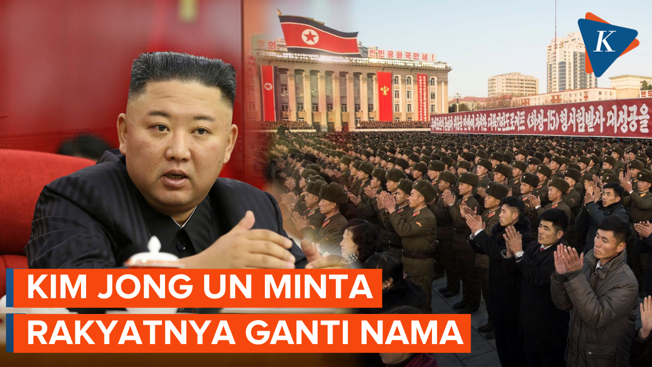 Kim Jong Un Paksa Warga Korut Ganti Nama 'Militer'