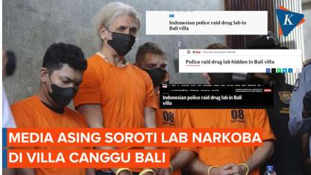 Laboratorium Narkoba di Villa Canggu Bali Milik WNA Ukraina dan Rusia Disorot Media Asing