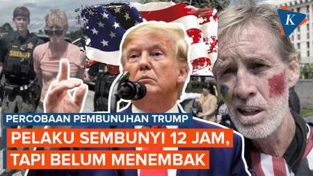 Percobaan Pembunuhan Trump, Pelaku Sudah Sembunyi 12 Jam Tapi Belum Sempat Menembak