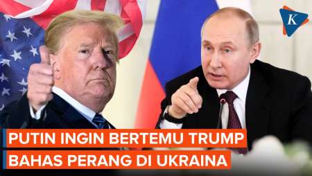 Trump Sebut Putin Ingin Segera Bertemu untuk Bahas Perang Ukraina