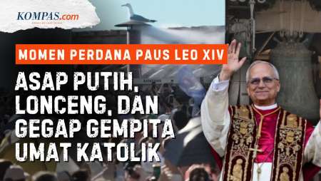 Momen Perdana Detik-detik Kemunculan Paus Leo XIV Setelah Terpilih