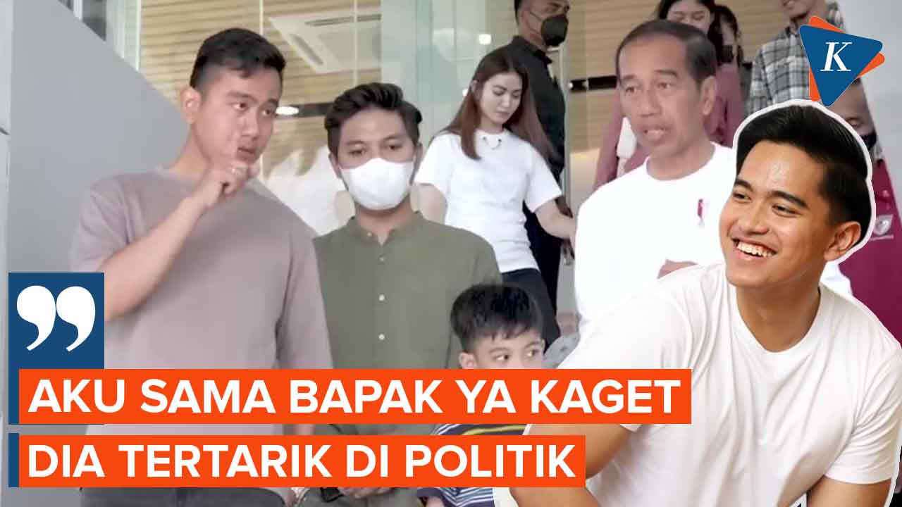 Jokowi dan Gibran Kaget Kaesang Tertarik ke Politik