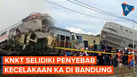 KNKT Bentuk Tim Investigasi Tabrakan KA Turangga Vs Commuterline Bandung Raya