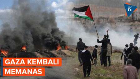 Perbatasan Gaza Memanas, Israel Lancarkan Serangan Udara